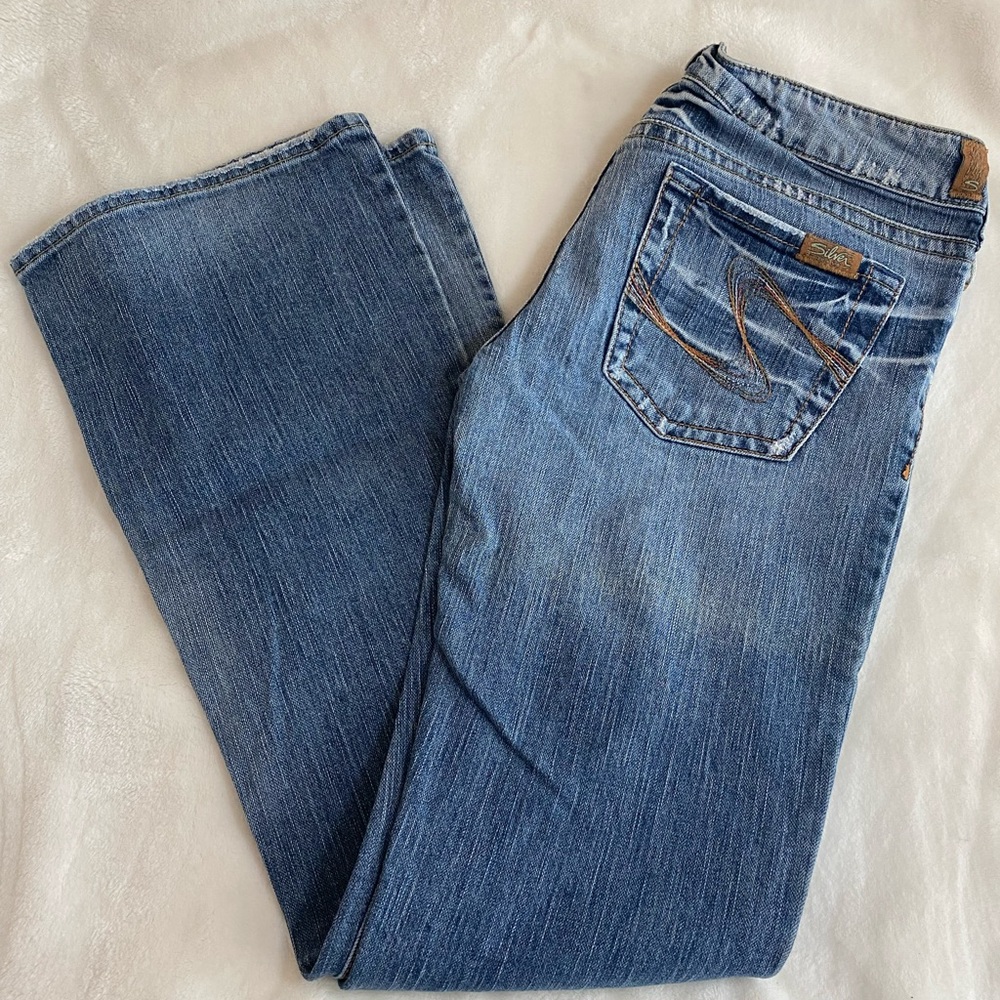 COPY - Silver Tuesday Low Rise Slim Bootcut Jeans  size 30 length 34